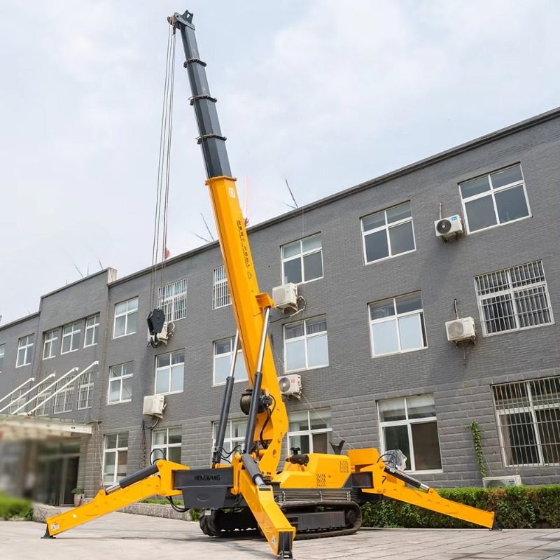 ミニスパイダークレーン コンパクト電動油圧機械 リモコン式ヘ - Heavy Equipment Lift のレビューと価格